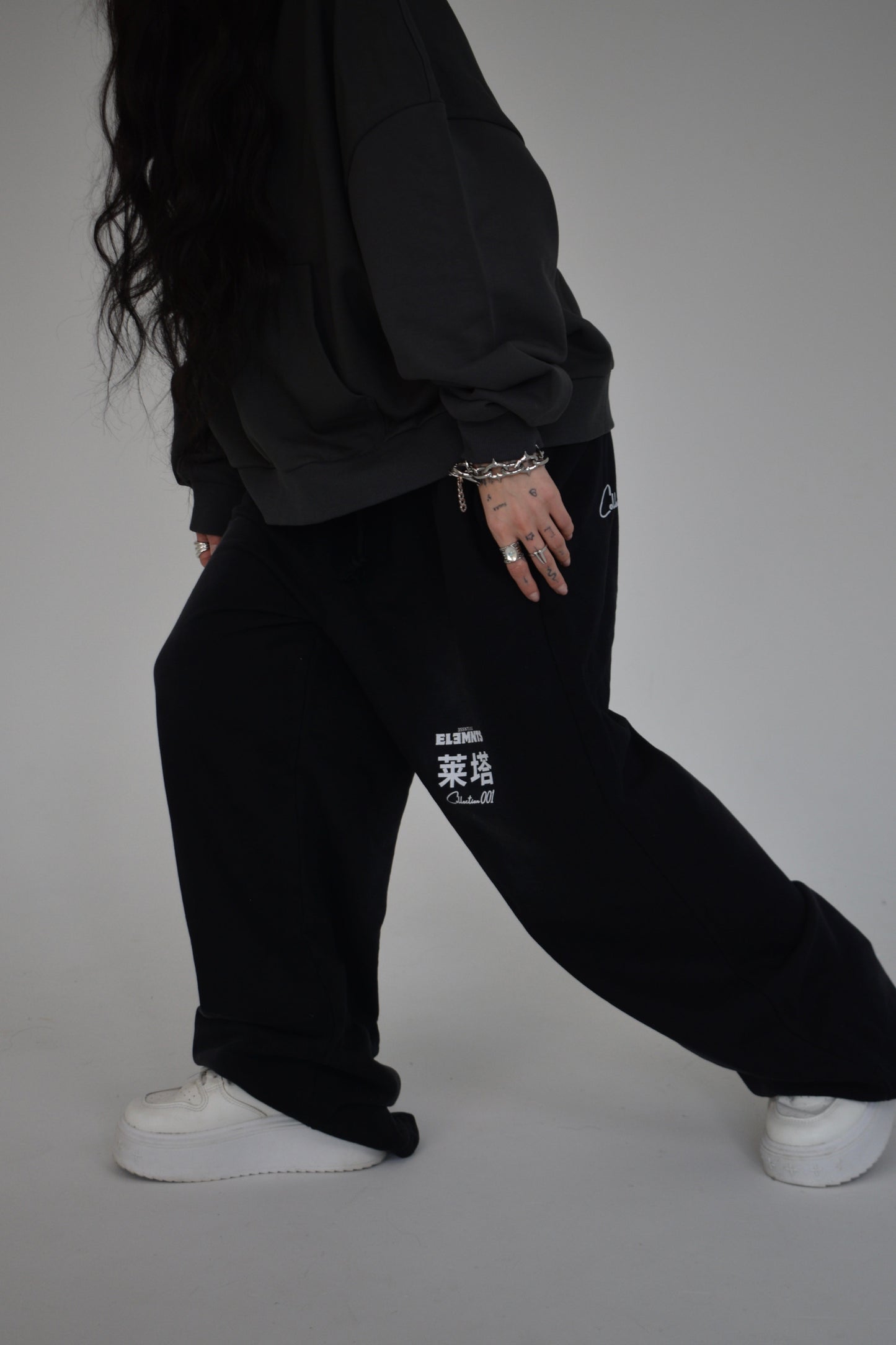 EE x LETTA Unisex 350G Handcrafted Monkey Wash Sweatpants