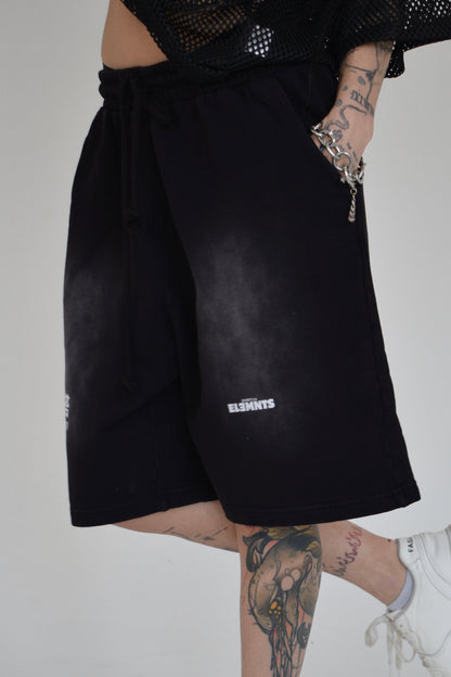 EE x LETTA Unisex 360G Monkey Washed Shorts