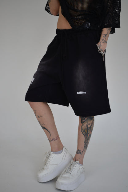 EE x LETTA Unisex 360G Monkey Washed Shorts