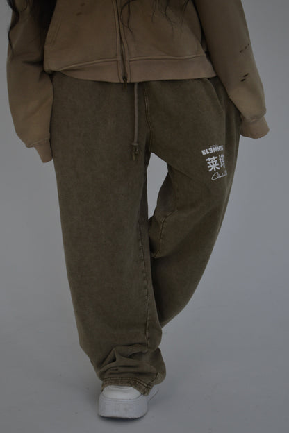 EE x LETTA Unisex 360G Acid Wash Straight Leg Pants