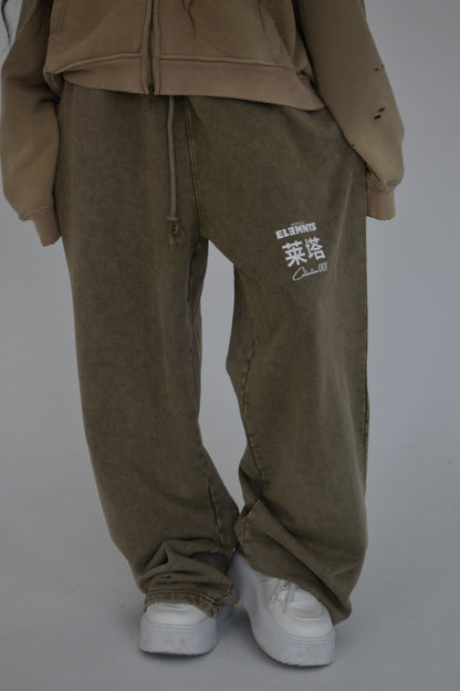 EE x LETTA Unisex 360G Acid Wash Straight Leg Pants