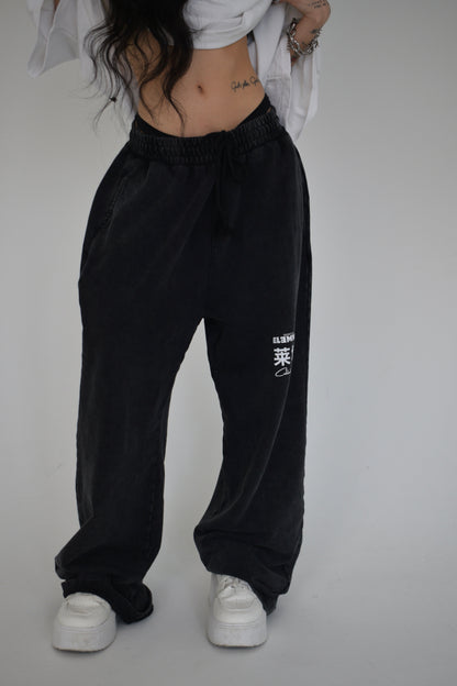 EE x LETTA Unisex 350G Handcrafted Monkey Wash Sweatpants