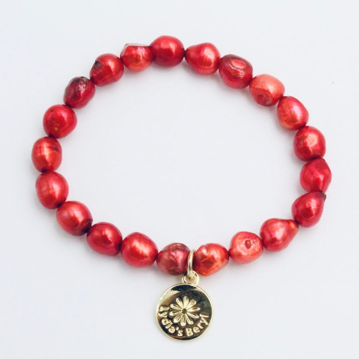 Rust Pearl Bracelet