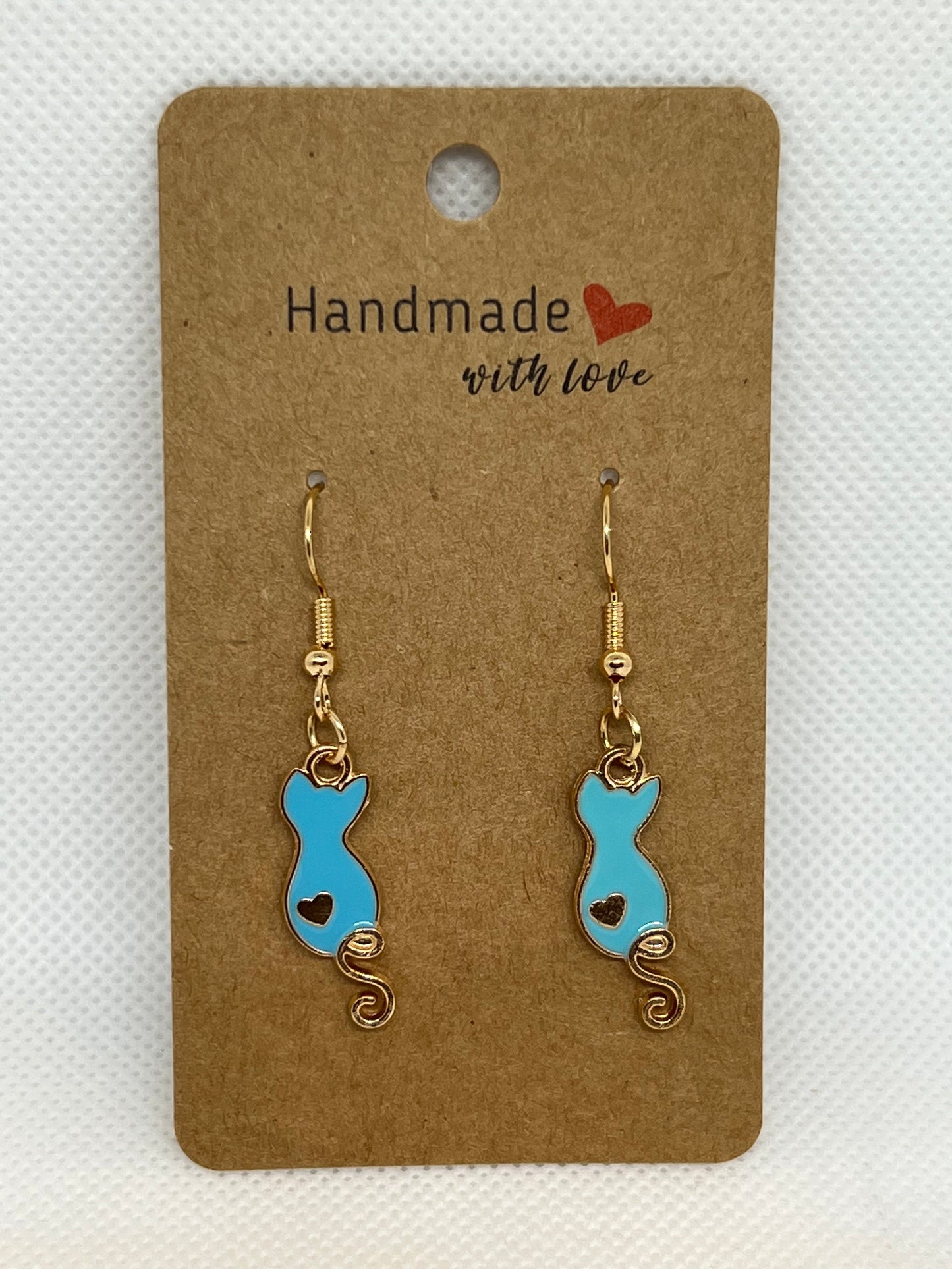 Kitty Copper Earrings