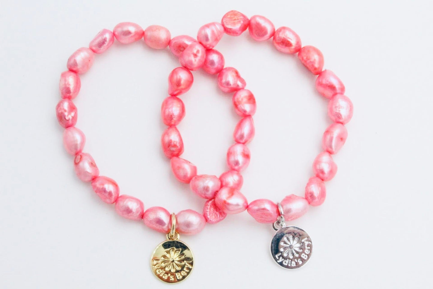 Hot Pink Pearl Bracelet