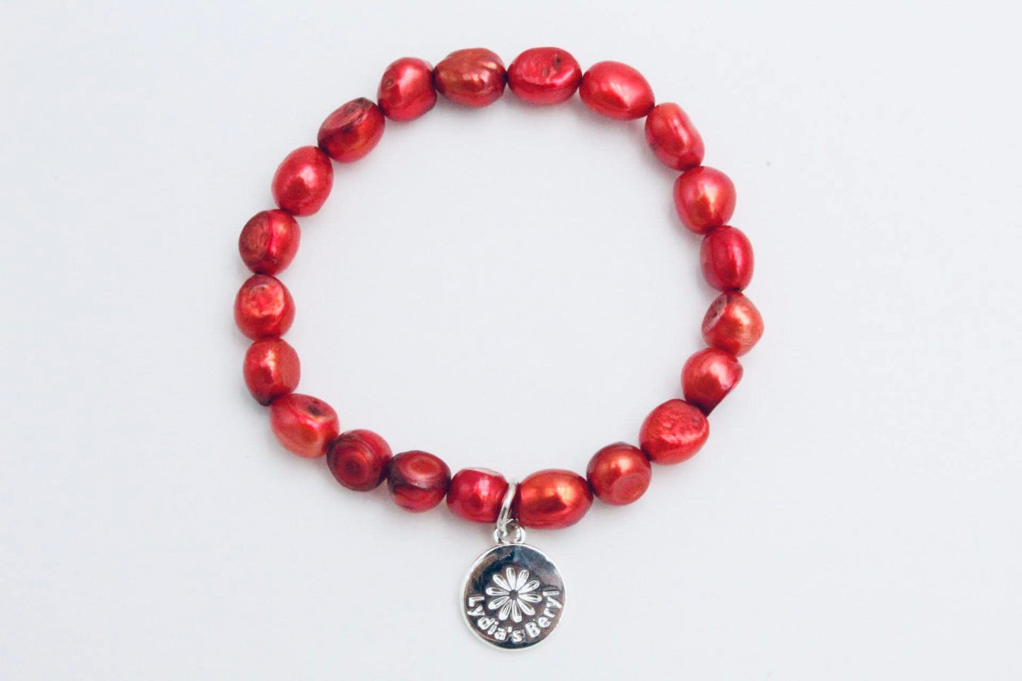 Rust Pearl Bracelet