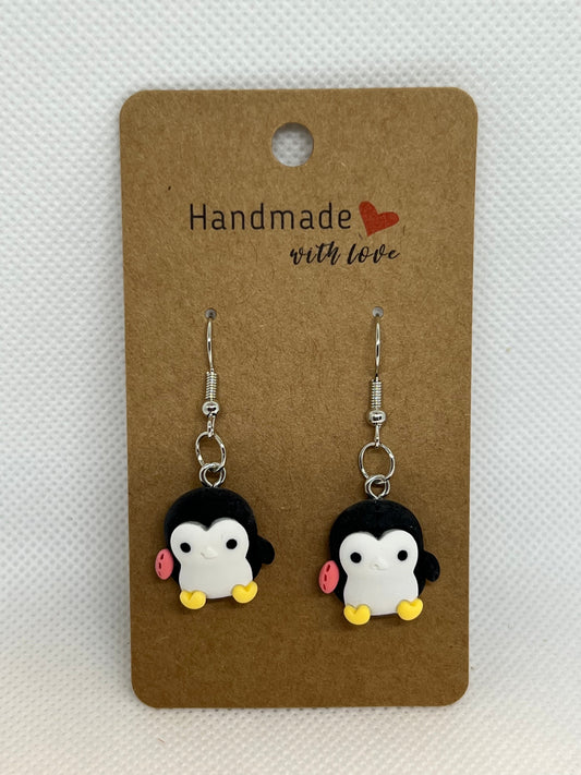 Penguin Earrings