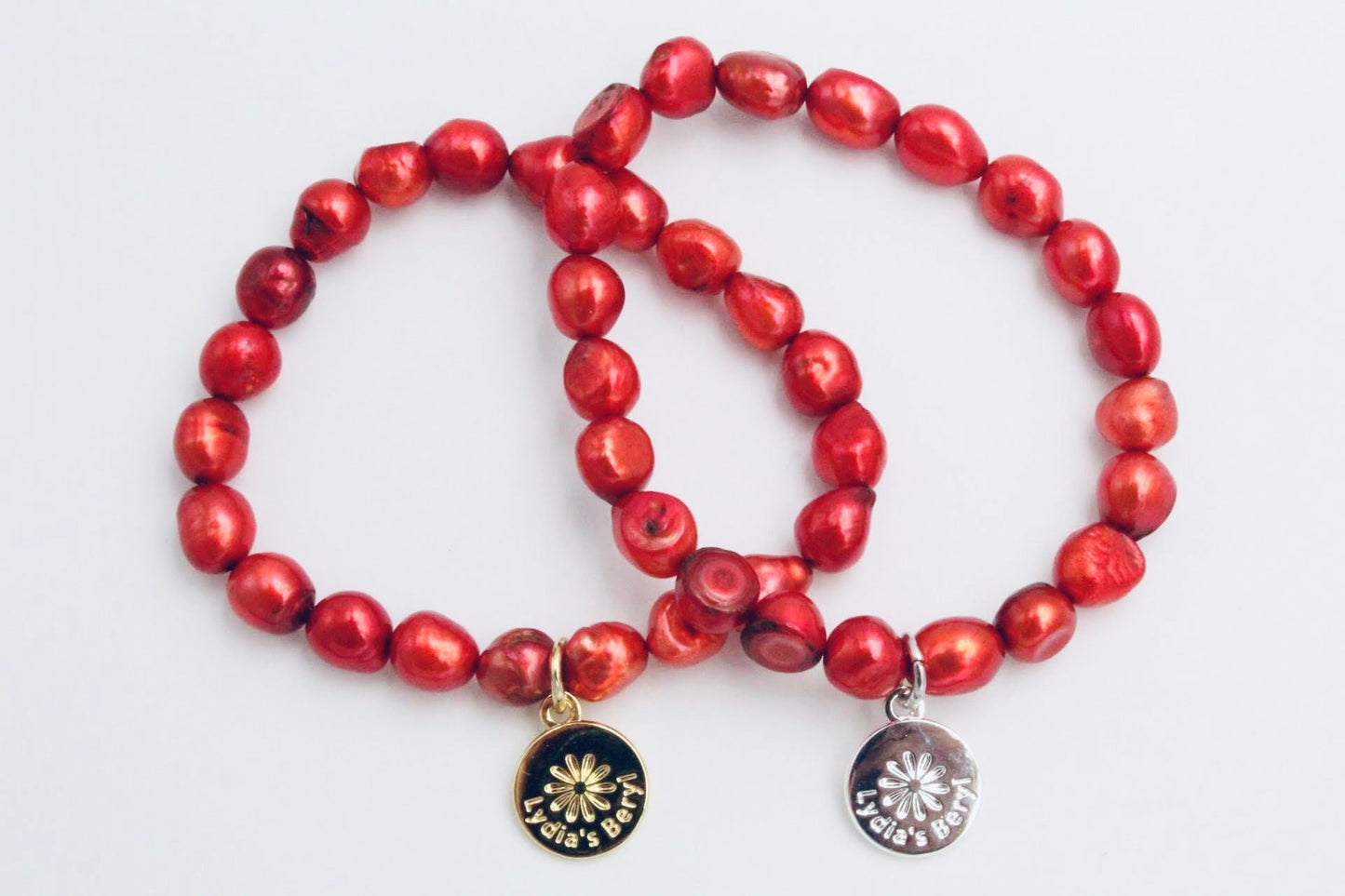 Rust Pearl Bracelet