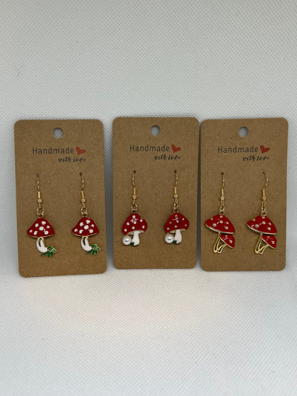 Mushroom Earrings