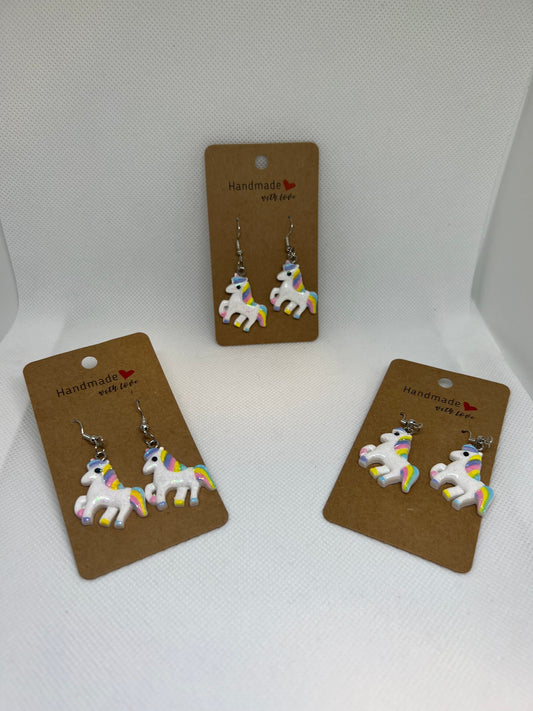 Colorful Unicorn Earrings
