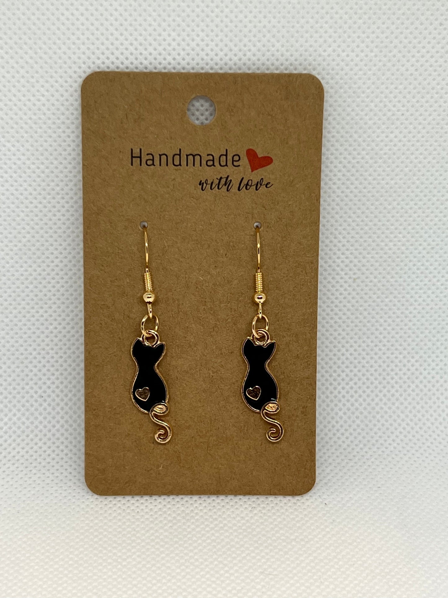Kitty Copper Earrings