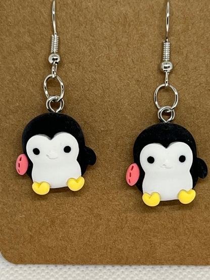Penguin Earrings