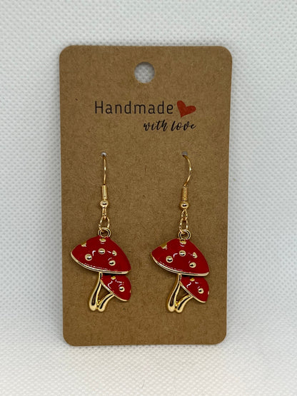 Mushroom Earrings