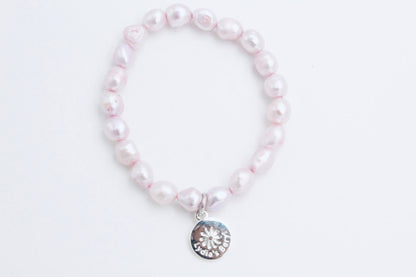 Lavender Pearl Bracelet