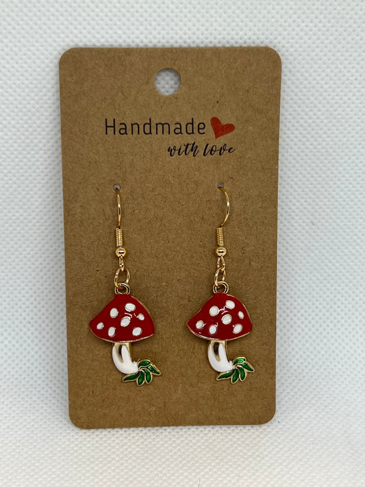 Mushroom Earrings