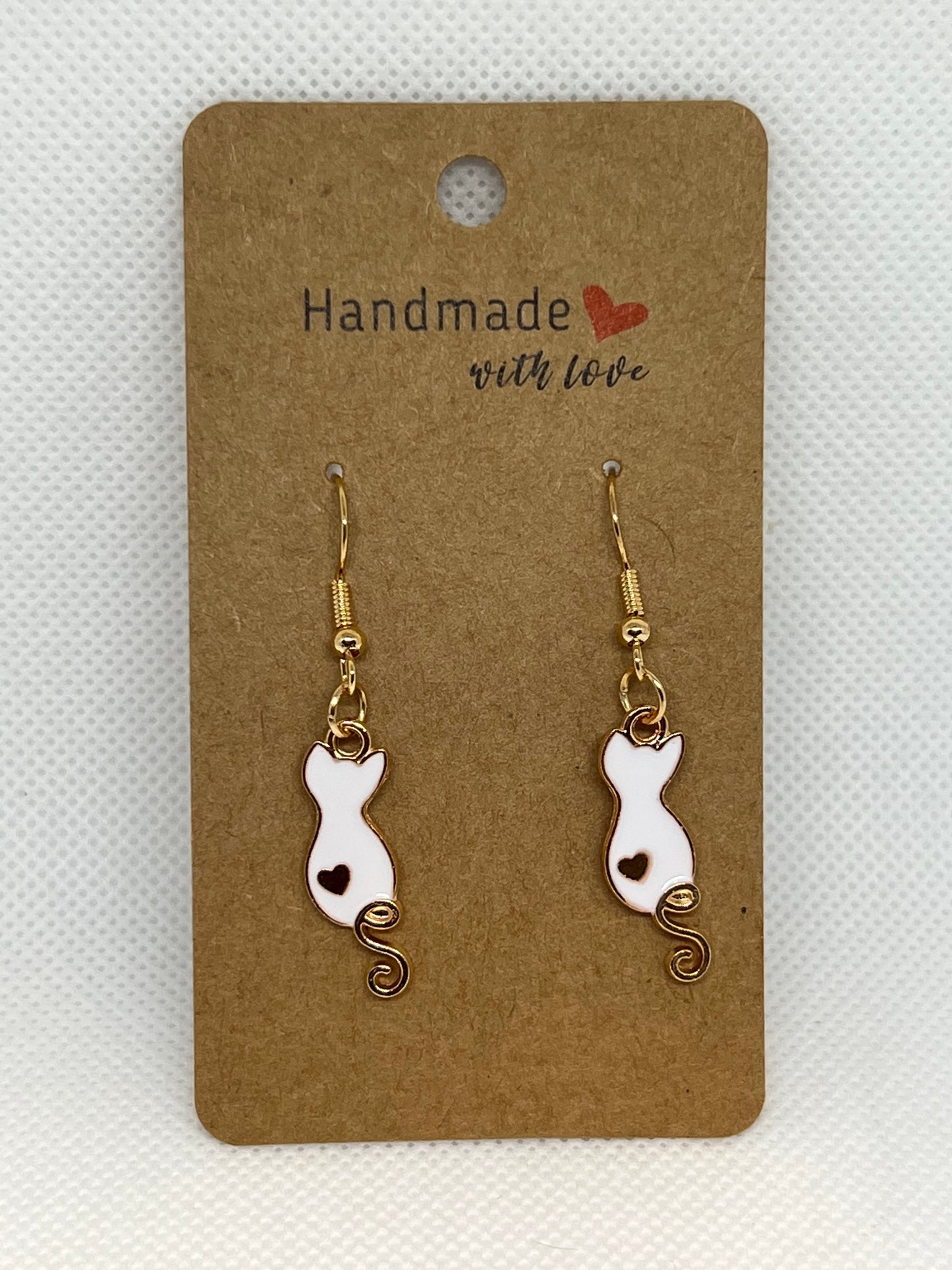 Kitty Copper Earrings