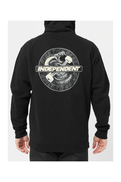 Independent Speed Snake Zip Heavyweight Hoodie