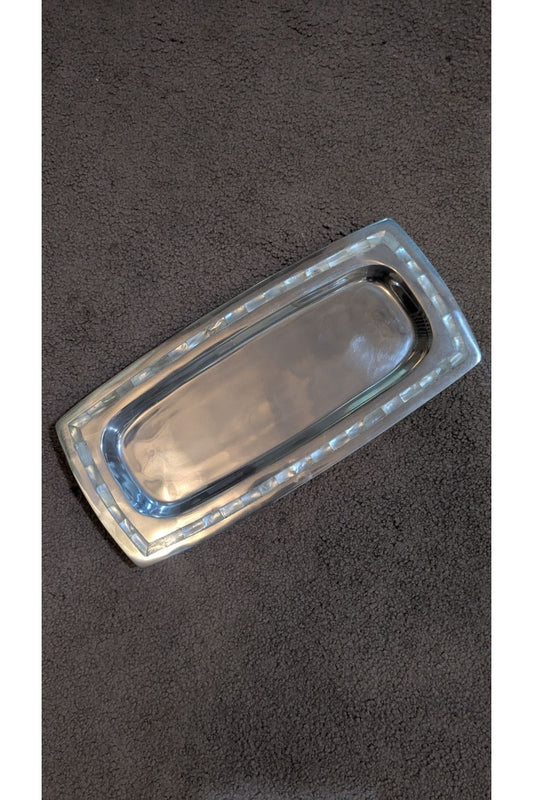 Serving Tray With Mother Of Pearl Inlay