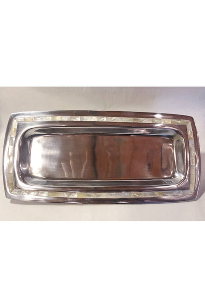 Serving Tray With Mother Of Pearl Inlay