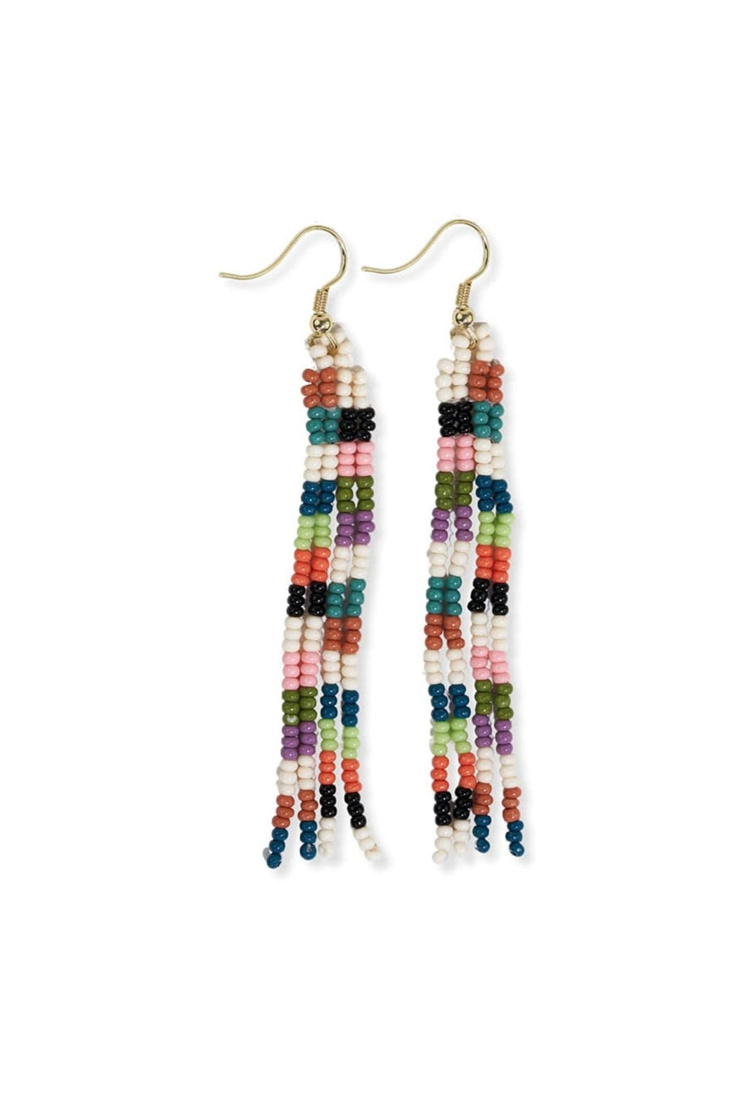 June Checkered Earrings