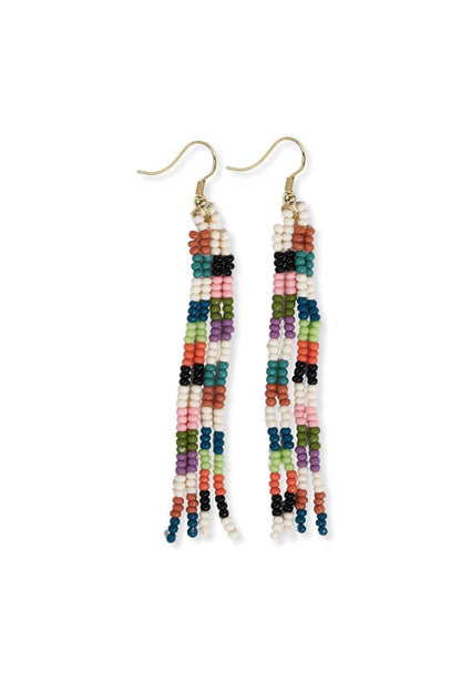 June Checkered Earrings