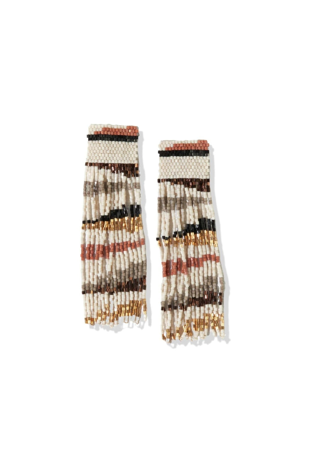 Metallic Fringe Earrings