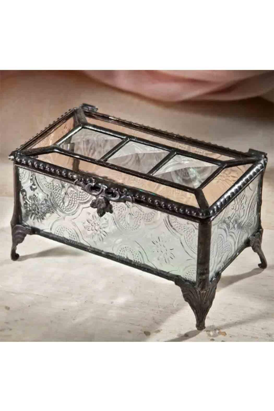 Glass Jewelry Box