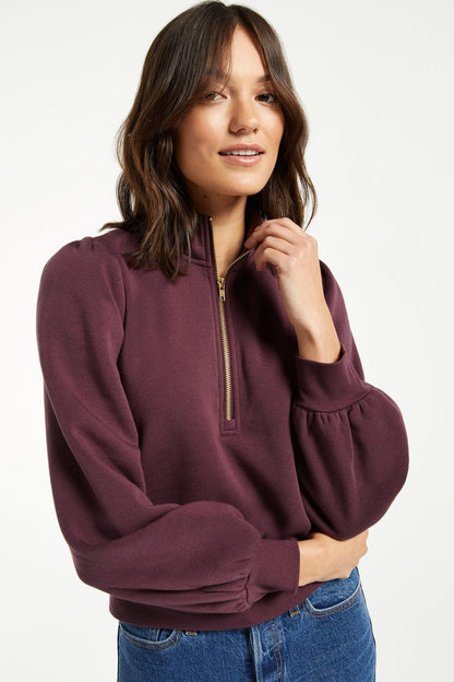 Jandie Half Zip Sweatshirt