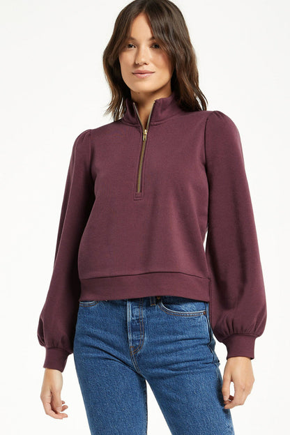Jandie Half Zip Sweatshirt