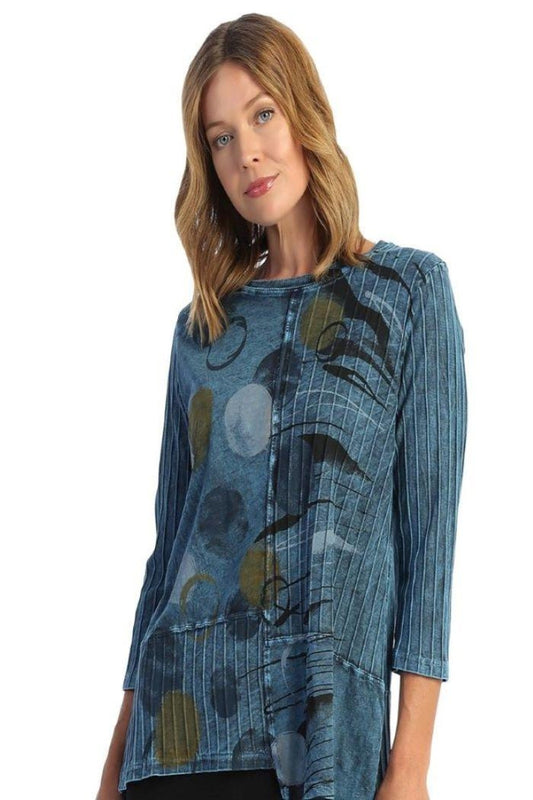 Printed Mineral Washed Tunic