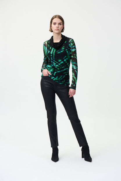 Joseph Ribkoff Animal Print Pant