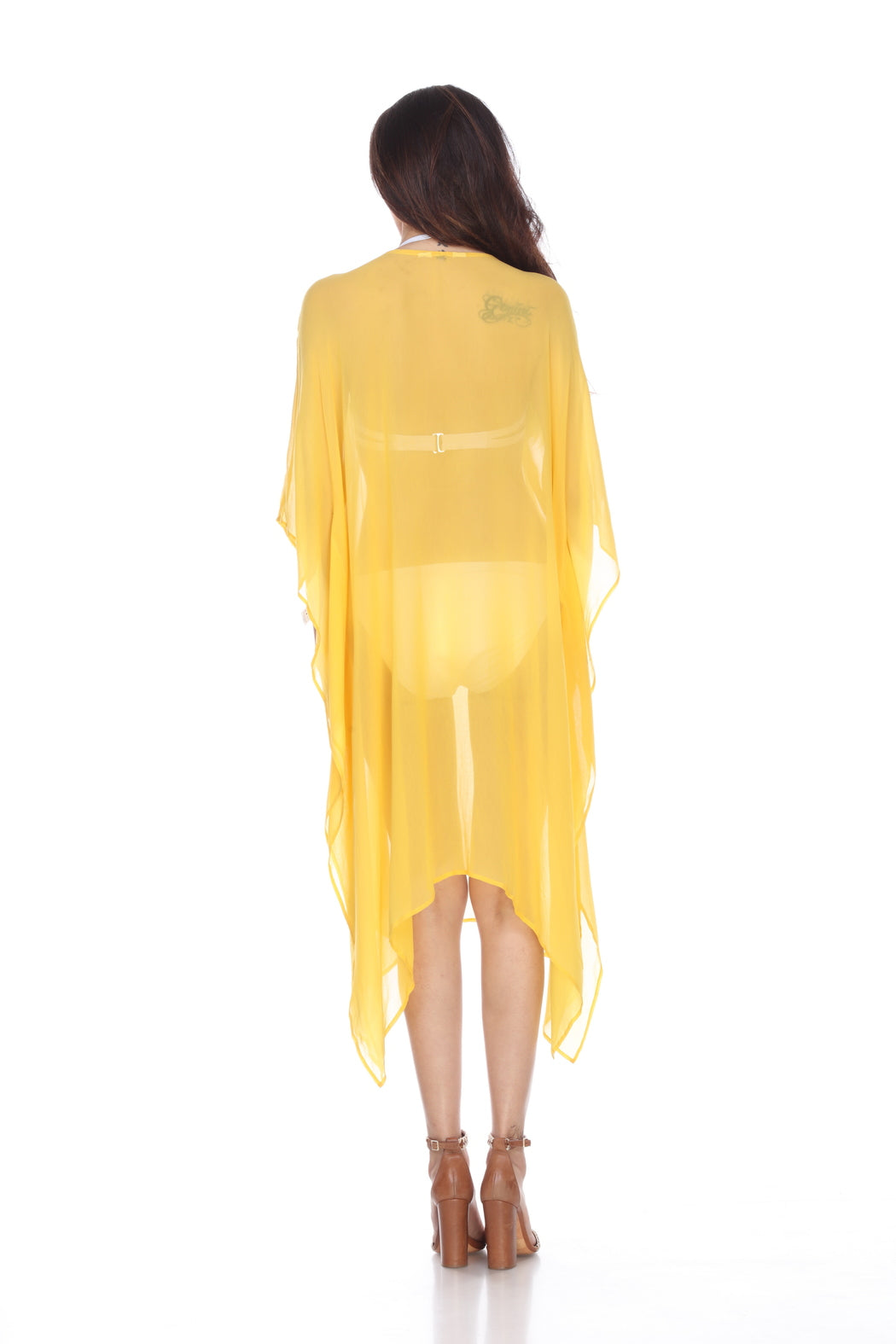 Sheer Embroidered Cover-Up