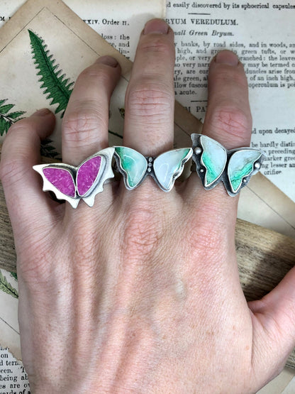 Pink Butterfly Ring
