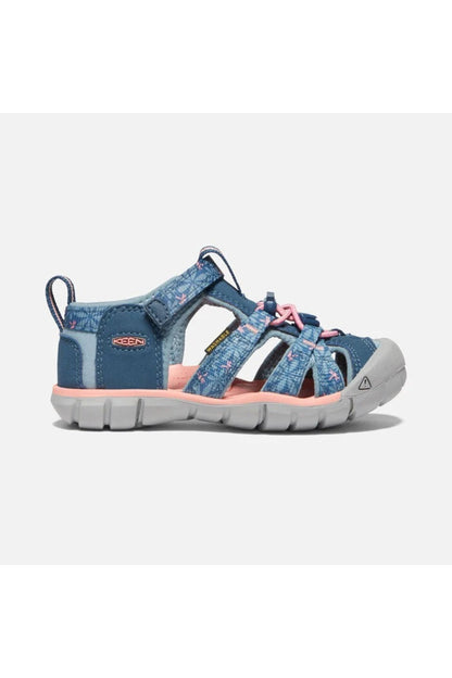 Keen Big Kids Seacamp II CNX in Real Teal/Stone Blue
