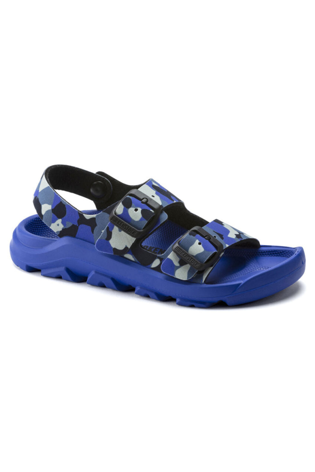 Kids Birkenstock Mogami Sandals in Cork Camo Ultra Blue