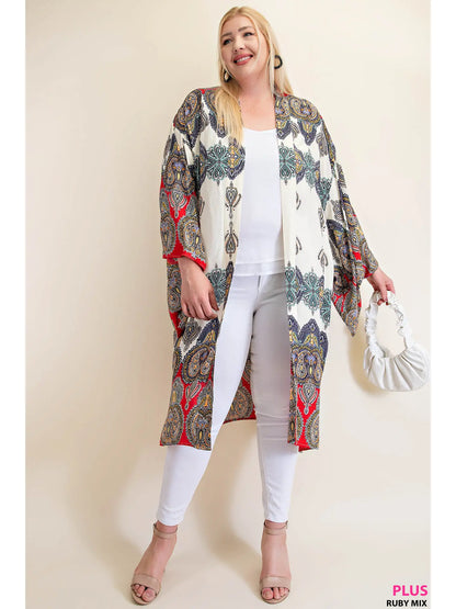 Long Pattern Kimono
