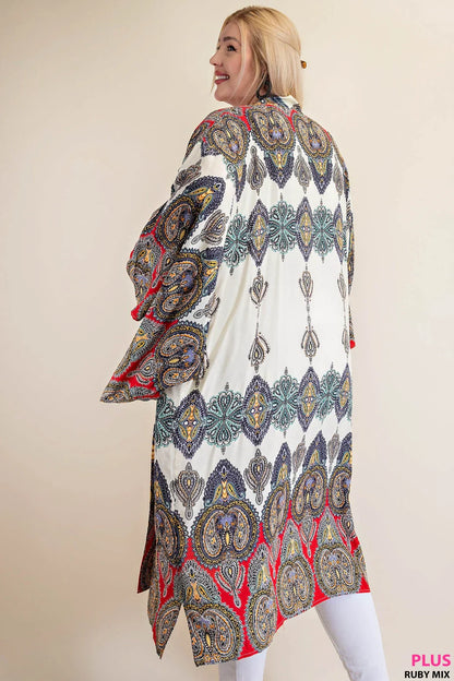 Long Pattern Kimono