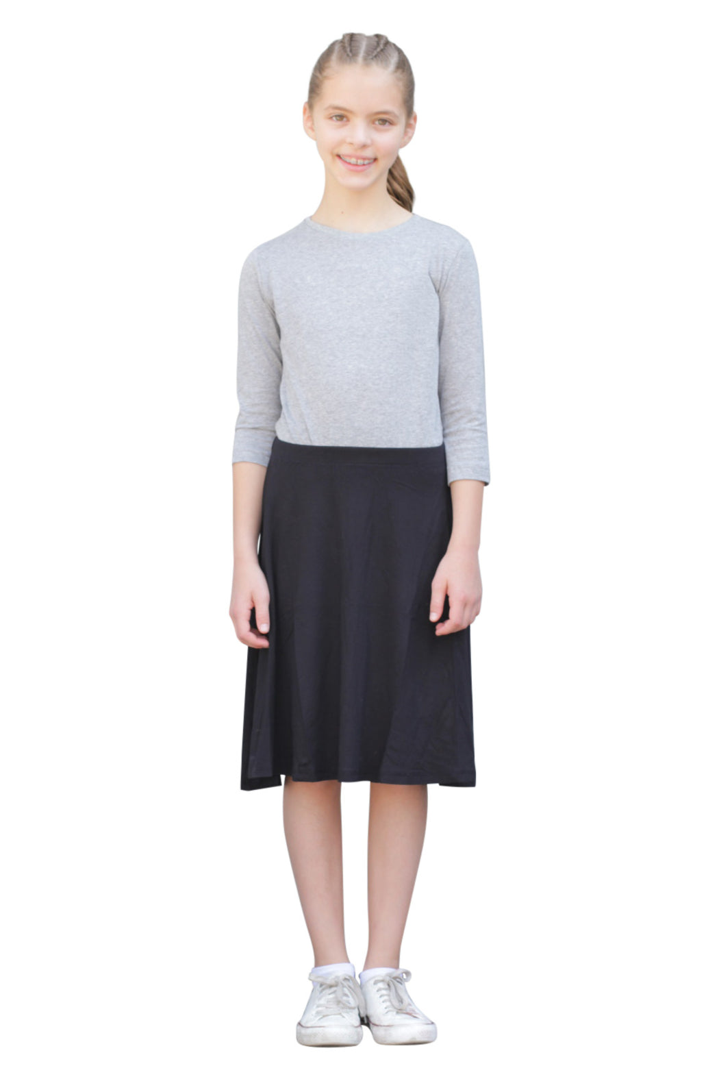 GIRLS Knee Length Skater Skirt