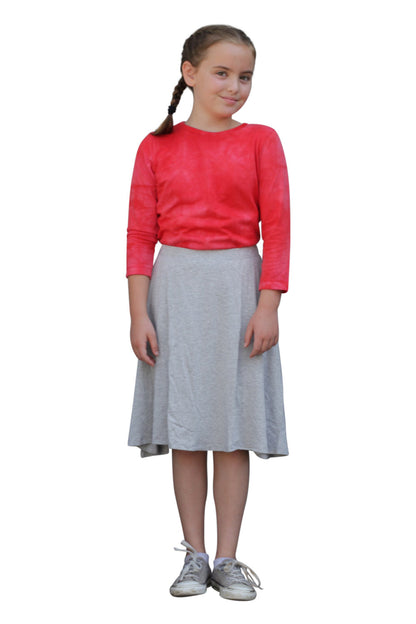 GIRLS Knee Length Skater Skirt