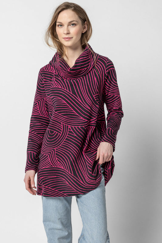 Magenta Swirl Tunic