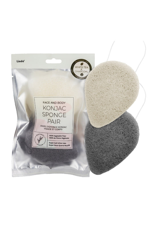 Konjac Sponge Pair - Face and Body