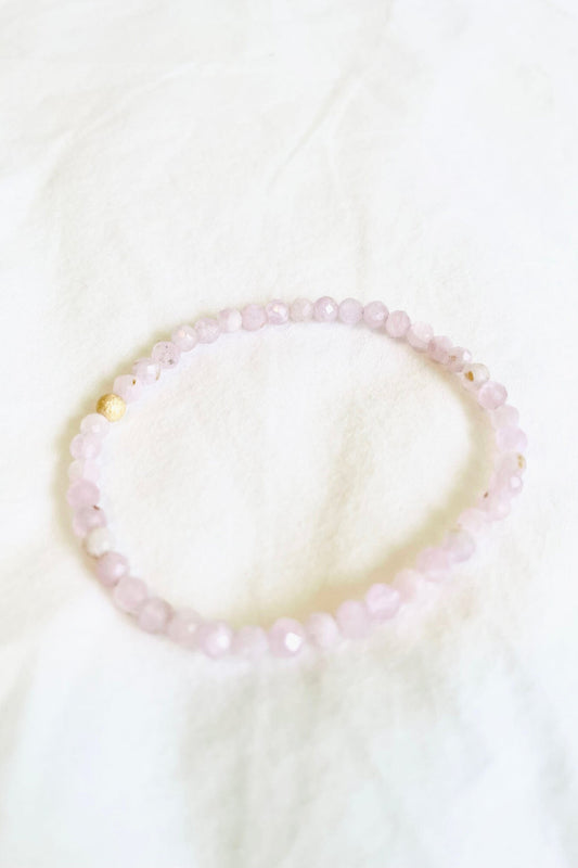 Kunzite Healing Healing Gem Bracelet - 4MM