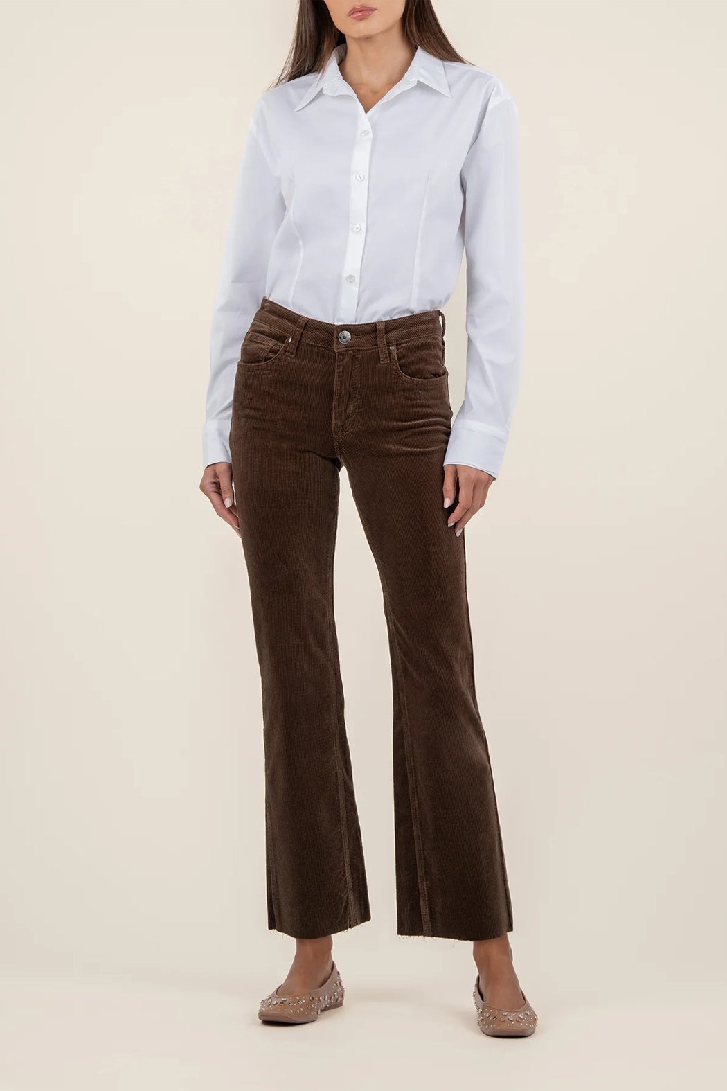 Kelsey Ankle Flare Corduroy