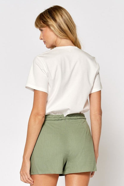 Front Pleat Top