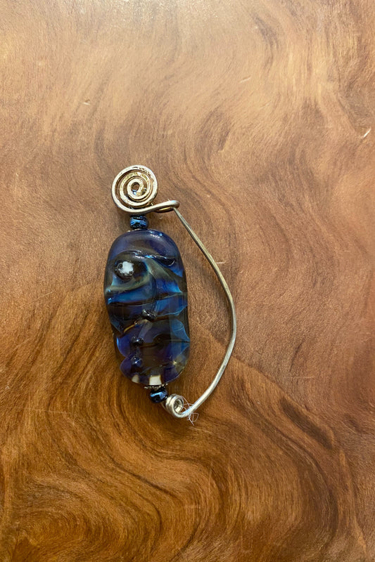 Lampworks Beaded Pin