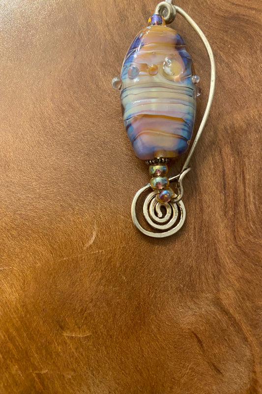 Lampworks Beaded Pin