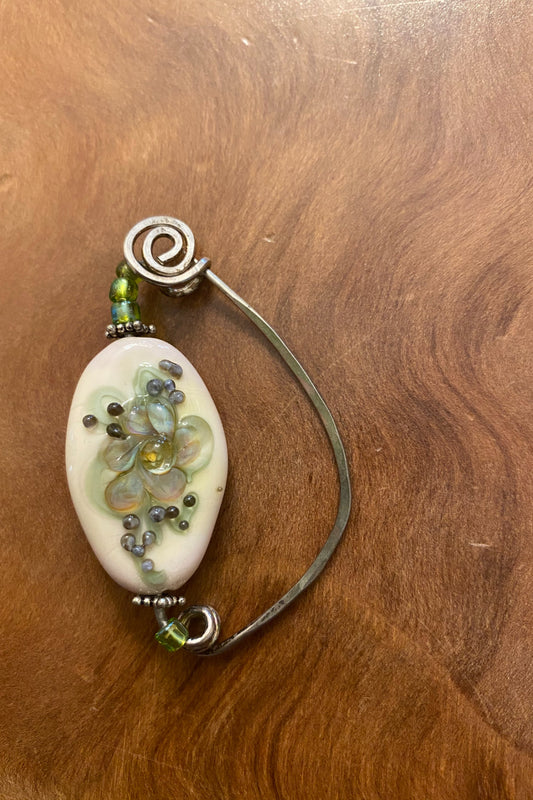 Lampworks Beaded Pin