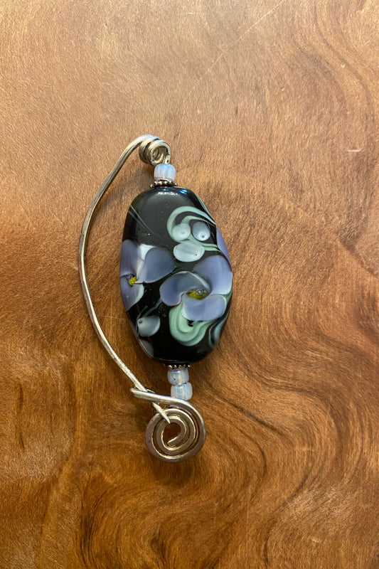 Lampworks Beaded Pin