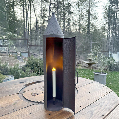 Oversized Rustic Chimney Floor Lantern