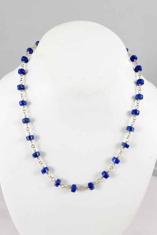 Lapis Roundel Necklace